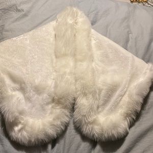 Lovely Faux Fur Shawl